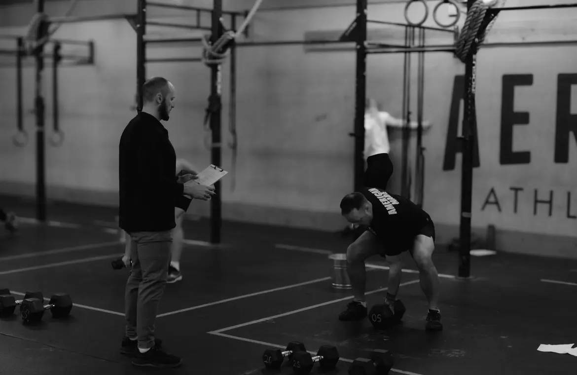 Personal coaching session at CrossFit Aerial