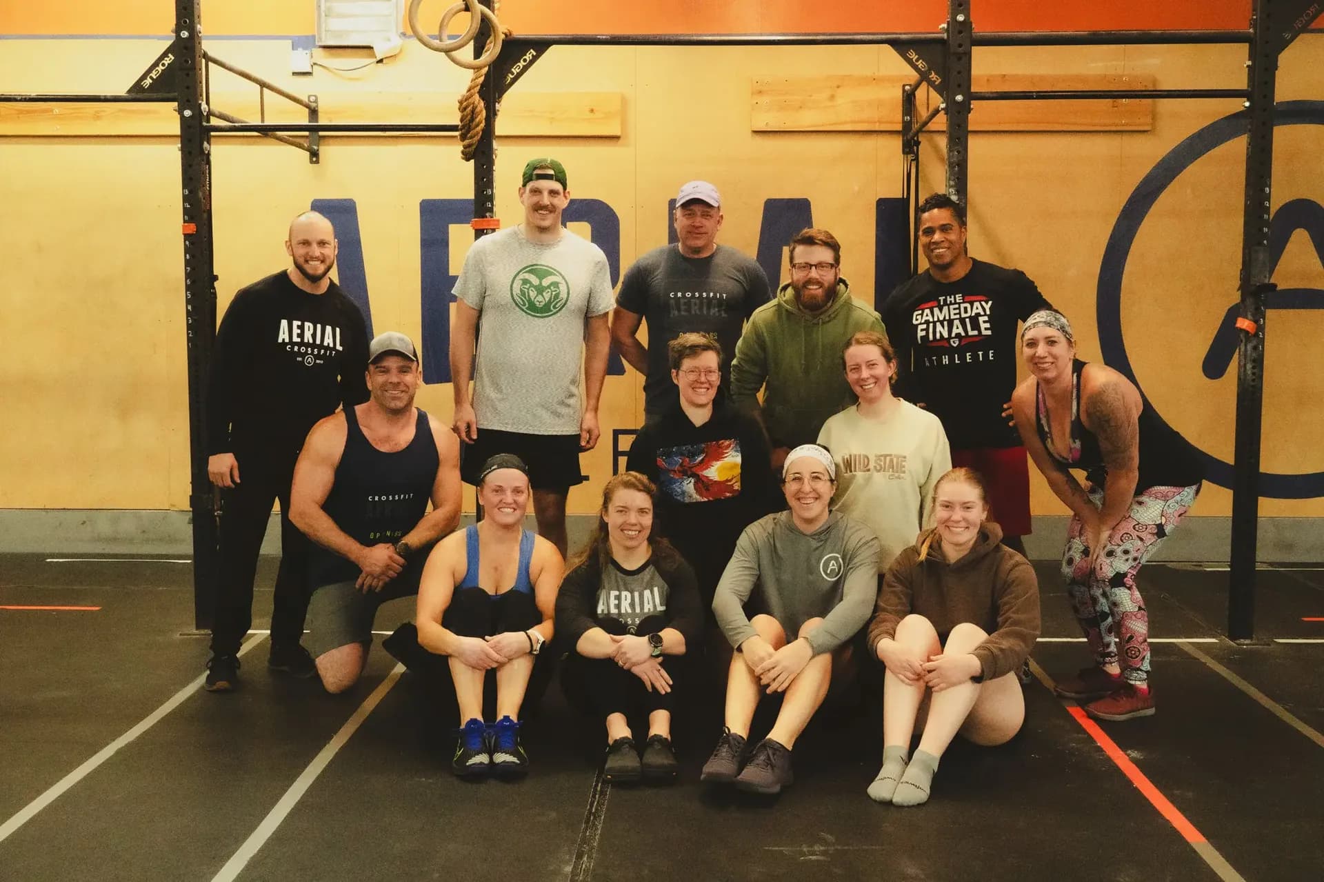 Members training together at CrossFit Aerial