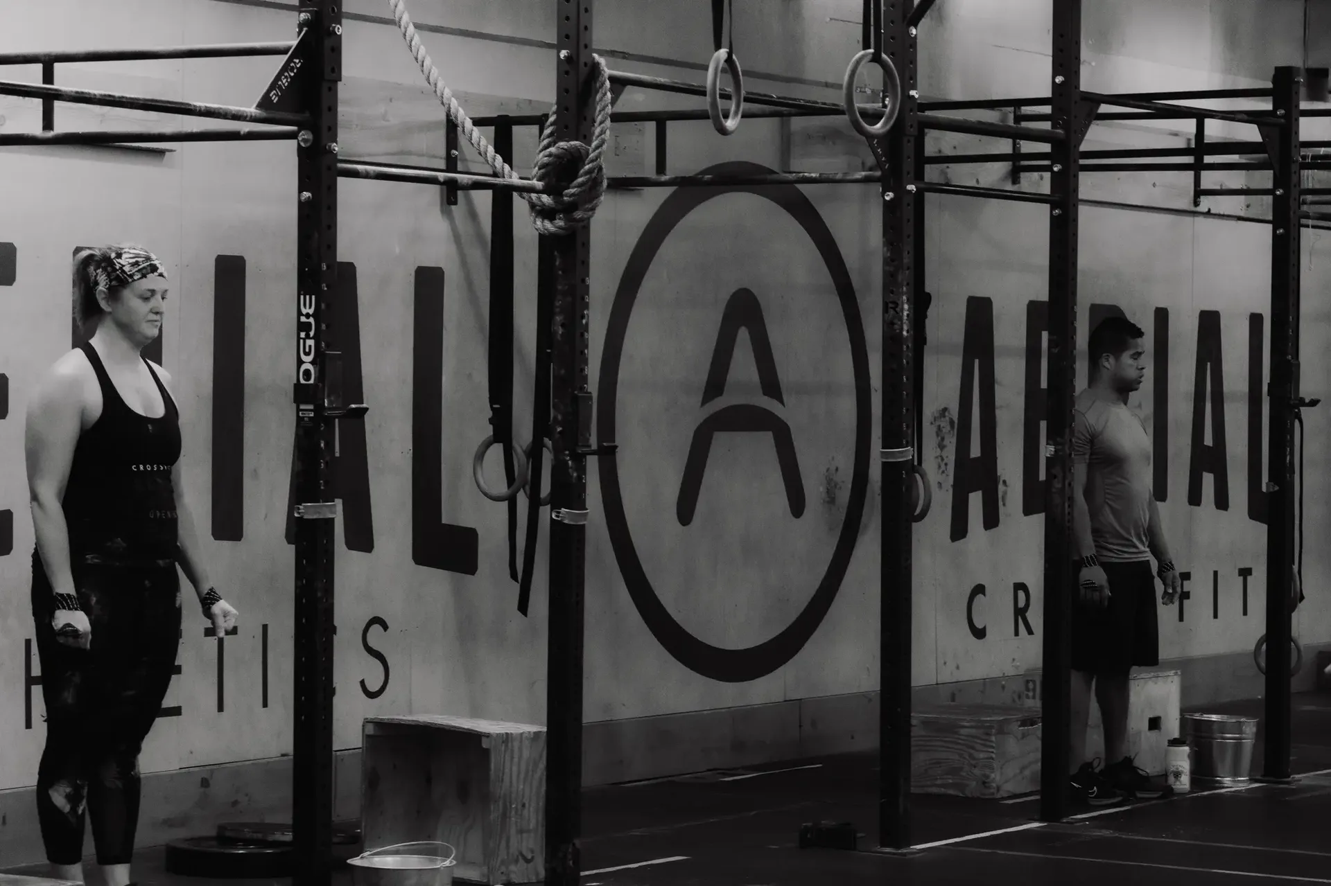 CrossFit class in action at CrossFit Aerial Duluth